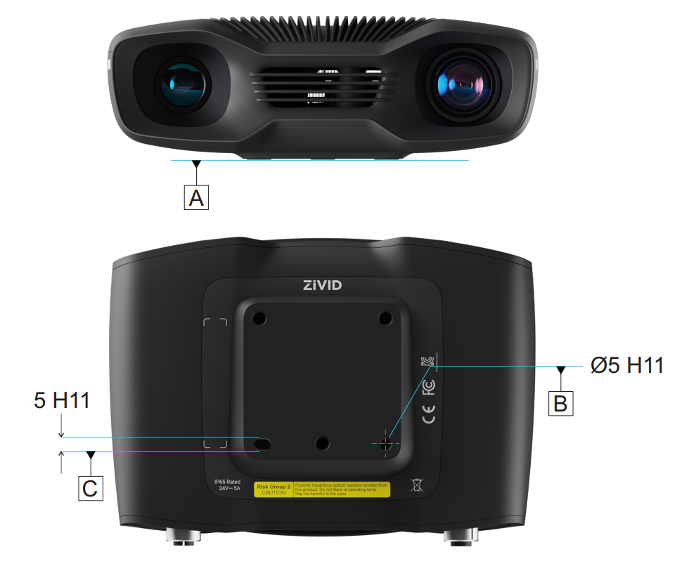 Zivid Camera Origin and Coordinate System