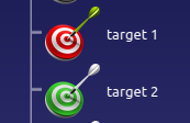 Difference between cartesian target and joint target.
