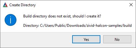 cmake pop-up create directory