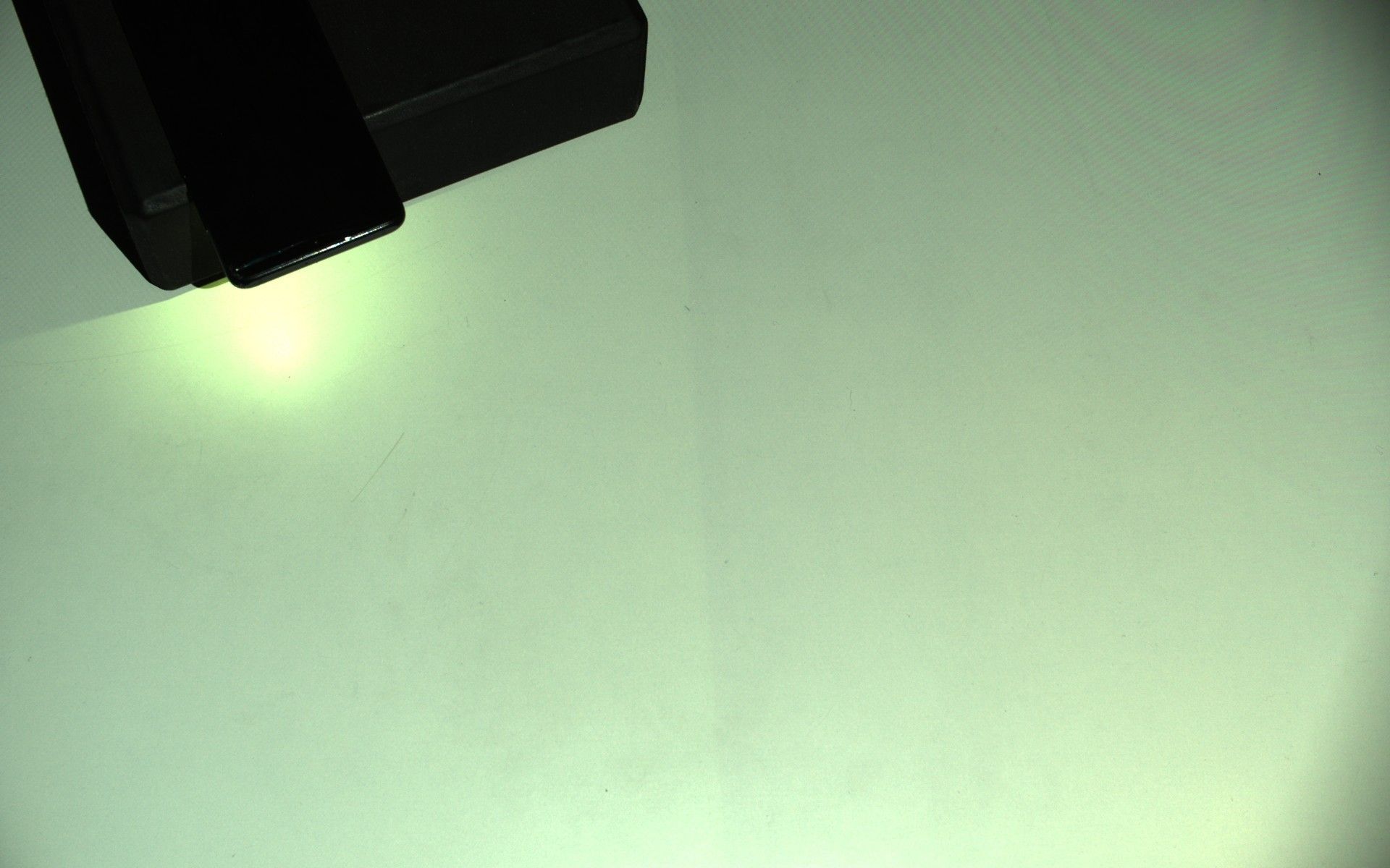 projector light on