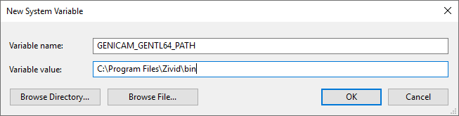 Adding new system variable