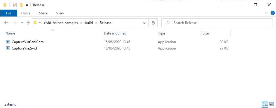 Release folder for c++ samples