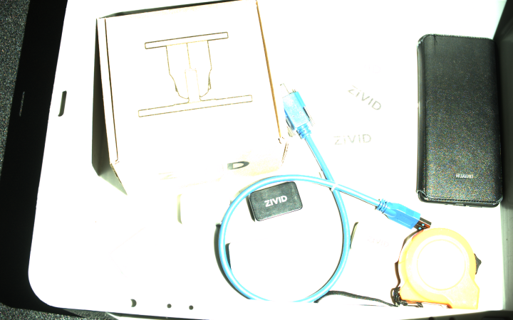 Color image of the third acquisition