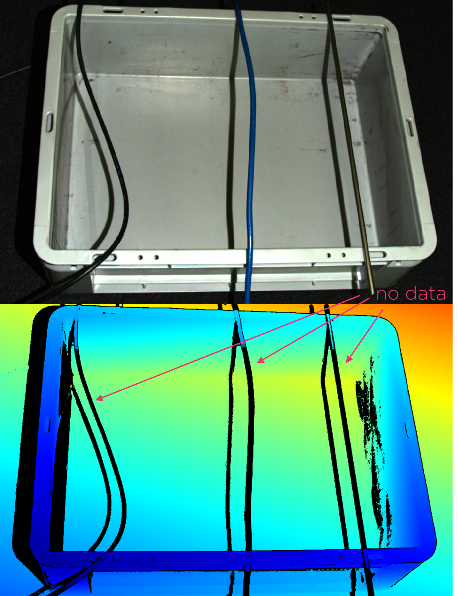 Reflection Filter - Global mode (no data on thin objects)