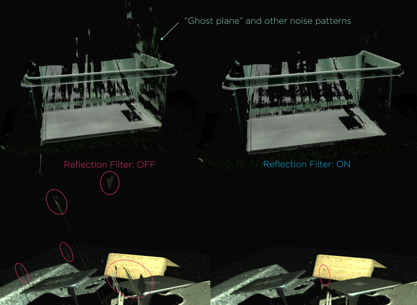 반사 필터 비활성화 및 활성화