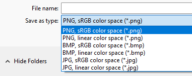 Zivid studio export options
